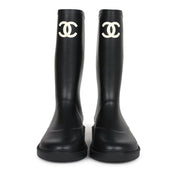 Black High Caoutchouc CC Boots